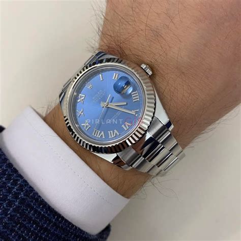 rolex daydate azzurro